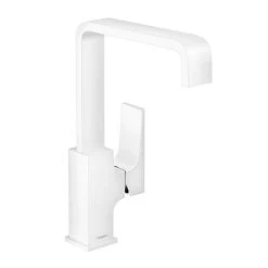 Hansgrohe Metropol - Mitigeur De Lavabo Avec Bonde Push-Open, Blanc Mat 32511700