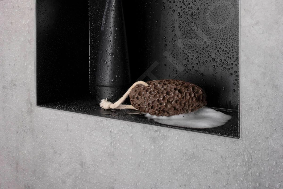 Hansgrohe XtraStoris Minimalistic - Niche Murale, 300x150x140 Mm, Noir Mat 56076670 5 Hansgrohe XtraStoris Minimalistic - Niche Murale, 300x150x140 Mm, Noir Mat 56076670 – Image 3