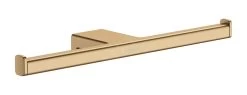 Hansgrohe AddStoris - Porte-papier Toilette Double, Bronze Brossé 41748140
