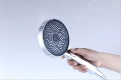 Kielle Aura - Set Tête De Douche, Barre Et Flexible, Chrome / Noir 20402SE0 -Magasin De Salle De Bain 59d1172fb8d4404f9dfca77b