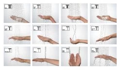 Hansgrohe Rainmaker Select - Douche De Tête 460, 3 Jets, Bras De Douche 100 Mm, Noir/chrome 24006600 -Magasin De Salle De Bain 5c2009ddc97d2c94ba71657b 2