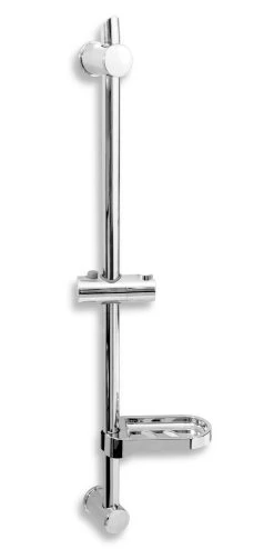 Novaservis Sets De Douche - Barre De Douche Avec Porte-savon Et Entraxe Réglable, Chrome RAIL601,0