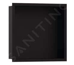 Hansgrohe XtraStoris Individual - Niche Murale Avec Cadre Design, 300x300x100 Mm, Noir Mat 56098670
