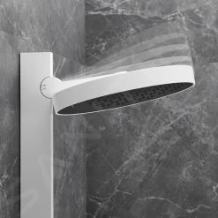 Hansgrohe Rainfinity - Colonne De Douche Showepipe 360, 1jet, Blanc Mat 26842700 -Magasin De Salle De Bain 5fc1ebbb83eae9c8d4c79433