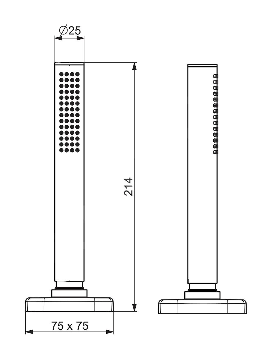 Hansa Stilo - Pommeau De Douche Pour Bord De Baignoire, Avec Accessoires, Chrome 57281000 4 Hansa Stilo - Pommeau De Douche Pour Bord De Baignoire, Avec Accessoires, Chrome 57281000 – Image 2