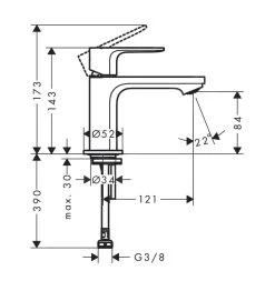 Hansgrohe Rebris E - Robinet De Lavabo, Noir Mat 72506670 8 Hansgrohe Rebris E - Robinet De Lavabo, Noir Mat 72506670 -Magasin De Salle De Bain 60990fee53db04c04cb080b6