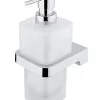 Nimco Maya - Distributeur De Savon Avec Support, Verre Mat / Chrome MA 29031H-T-26 -Magasin De Salle De Bain 62a757ad1e8b22e51322bf5d