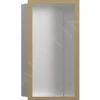 Hansgrohe XtraStoris Individual - Niche Murale Avec Cadre Design, 300x150x100 Mm, Inox Brossé / Bronze Brossé 56094140