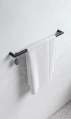 Keuco Reva - Porte-serviettes, Longueur 600 Mm, Noir Mat 12801370600 -Magasin De Salle De Bain 6a7fa9f239ddeae60098e9ae