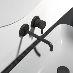 Ideal Standard CeraLine - Mitigeur De Lavabo Encastré, Installation 2 Trous, Noir A6938XG -Magasin De Salle De Bain 6ae03f52b5aeaf71a64e69f6