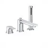 Kludi Zenta SL - Mitigeur Pour Montage Sur Bord De Baignoire, Installation 3 Trous, Chrome 484480565