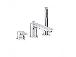 Kludi Zenta SL - Mitigeur Pour Montage Sur Bord De Baignoire, Installation 3 Trous, Chrome 484480565