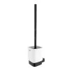 Nimco Kibo - Brosse WC Murale Avec Support, Céramique Blanche / Noir Mat Ki-14094KN-90 -Magasin De Salle De Bain 6d50a16c69324310c9fc651f