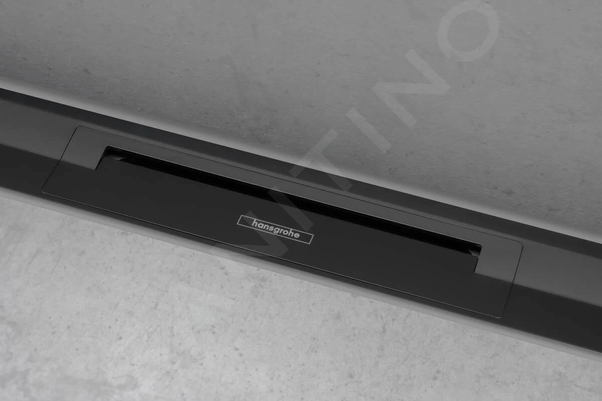 Hansgrohe RainDrain Flex - Caniveau De Douche Linéaire Avec Grille En Inox 1000, Installation Contre Le Mur, Découpable, Noir Mat 56053670 6 Hansgrohe RainDrain Flex - Caniveau De Douche Linéaire Avec Grille En Inox 1000, Installation Contre Le Mur, Découpable, Noir Mat 56053670 – Image 4