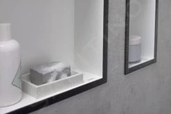 Hansgrohe XtraStoris Individual - Niche Murale Avec Cadre Design, 300x300x100 Mm, Inox Brossé / Noir Mat 56097670 -Magasin De Salle De Bain 73eb4751973283389e67801b 3