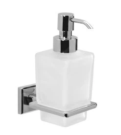 Sapho Gedy Colorado - Distributeur De Savon, Chrome/verre Satiné 6981