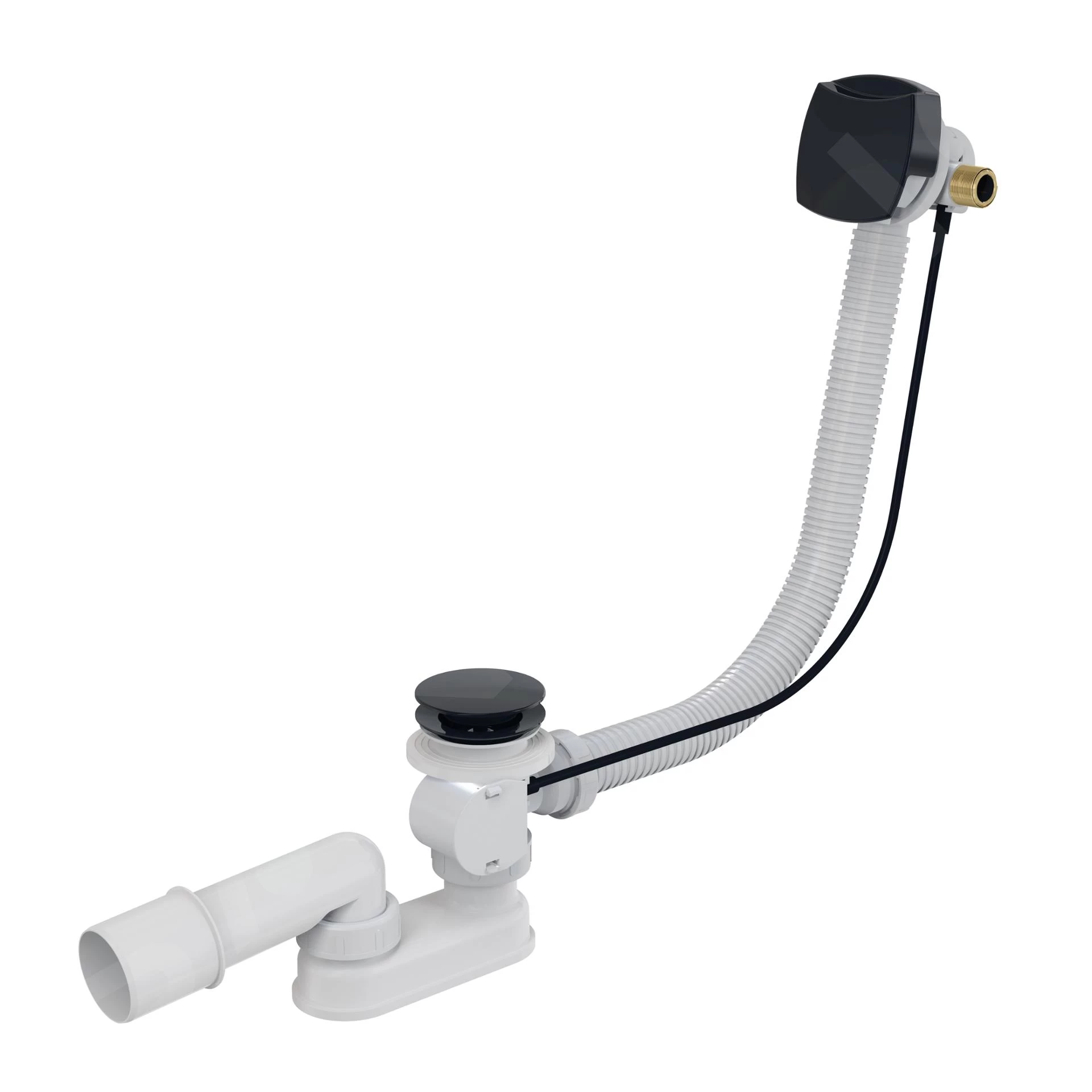 Kielle Garnitures De Vidage - Garniture De Vidage Et Remplissage Par Le Trop-plein, Longueur 570mm, Noir Mat 11601034 3 Kielle Garnitures De Vidage - Garniture De Vidage Et Remplissage Par Le Trop-plein, Longueur 570mm, Noir Mat 11601034