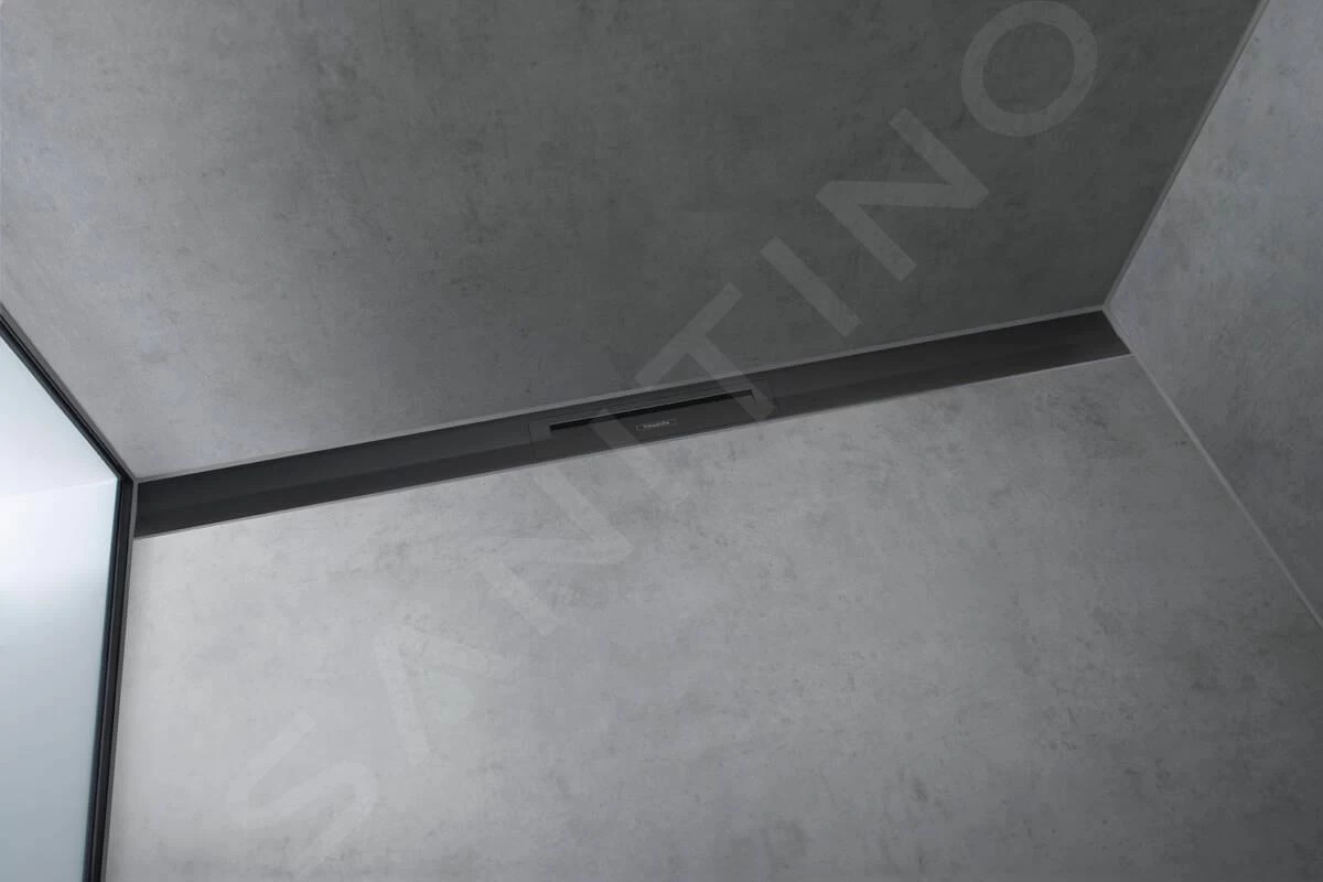 Hansgrohe RainDrain Flex - Caniveau De Douche Linéaire Avec Grille En Inox 1000, Installation Contre Le Mur, Découpable, Noir Mat 56053670 7 Hansgrohe RainDrain Flex - Caniveau De Douche Linéaire Avec Grille En Inox 1000, Installation Contre Le Mur, Découpable, Noir Mat 56053670 – Image 5