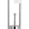 Aqualine Samba - Porte-rouleau Toilette Avec Brosse De Toilette à Poser, Chrome SB131 2 Aqualine Samba - Porte-rouleau Toilette Avec Brosse De Toilette à Poser, Chrome SB131 -Magasin De Salle De Bain 7a2e893ad003198389cc73f3