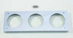 Ideal Standard Archimodule - Petit Cadre à Distance Pour Rosette à 3 Trous (83 X 249 Mm) (10 Mm), Chrome A963766AA