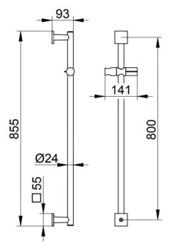 Keuco IXMO - Barre De Douche Solo 800 Mm, Chrome 59585010902 8 Keuco IXMO - Barre De Douche Solo 800 Mm, Chrome 59585010902 -Magasin De Salle De Bain 7a650e43e5e9f9d54f299a4b 1