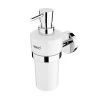Nimco Unix - Distributeur De Savon En Céramique, Avec Support, Blanc/chrome UN 13031KN-T-26 -Magasin De Salle De Bain 7aa45228bb431f7921b45693