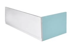Polysan Couvert - Panneau Frontal Gauche 180 L, 180 X 52 Cm, Blanc 72857