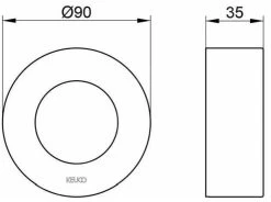 Keuco IXMO - Rosace De Rallonge 35 Mm, Aluminium 59553170281 -Magasin De Salle De Bain 7dc8993e80c48689794a7ffa 3