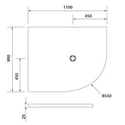 Polysan Flexia - Receveur De Douche, 1100x900 Mm, Possibilité De Modifier Les Dimensions, Blanc 91341 -Magasin De Salle De Bain 7ec4f5a06cc95b248d6ce89d