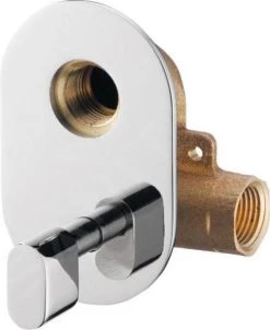 Sapho Justime - Régulateur De Température D&apos;eau Encastré Pour Douchette De Bidet, Chrome 1209-03