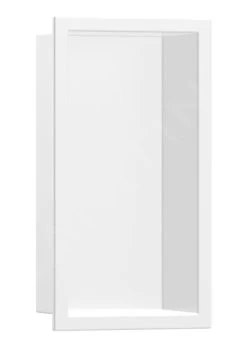 Hansgrohe XtraStoris Original - Niche Murale Avec Cadre Intégré, 300x150x100 Mm, Blanc Mat 56057700