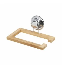 Compactor Bestlock - Porte-papier, Bambou/chrome RAN5804