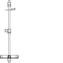 Hansa Basicjet - Barre De Douche 720 Mm, Chrome 44710300 -Magasin De Salle De Bain 88bd438cfffe1a2ef57ec4cf