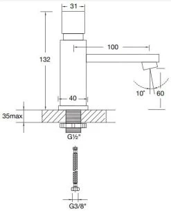 Steinberg 160 - Robinet De Lavabo, Chrome 160 2500 -Magasin De Salle De Bain 890757e2cf6e02a4602cd77c