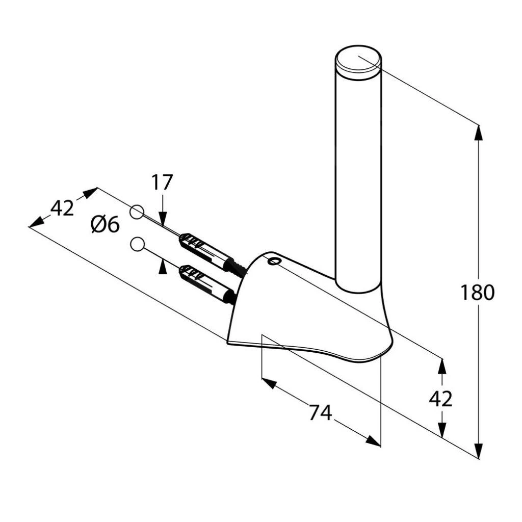 Kludi Amba - Réserve De Papier Toilette, Chrome 5397205 4 Kludi Amba - Réserve De Papier Toilette, Chrome 5397205 – Image 2