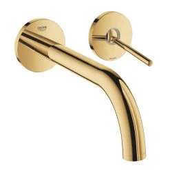 Grohe Atrio - Mitigeur De Lavabo Encastré, Installation à 2 Trous, Cool Sunrise 19918GL3