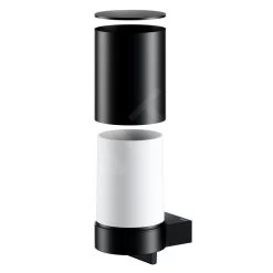 Keuco Plan - Distributeur De Savon Avec Support, Noir Mat 14951370000 -Magasin De Salle De Bain 8d5e71e63b74a9e4117e427a