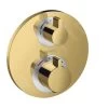 Hansgrohe Ecostat S - Mitigeur Thermostatique Encastré, 2 Sorties, Or Poli 15758990 -Magasin De Salle De Bain 8d62107939424decd2242876
