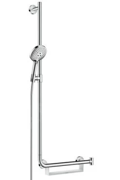Hansgrohe Raindance Select S - Set De Douche 120 EcoSmart/Unica&apos;Comfort 110 L, Blanc / Chrome 26325400