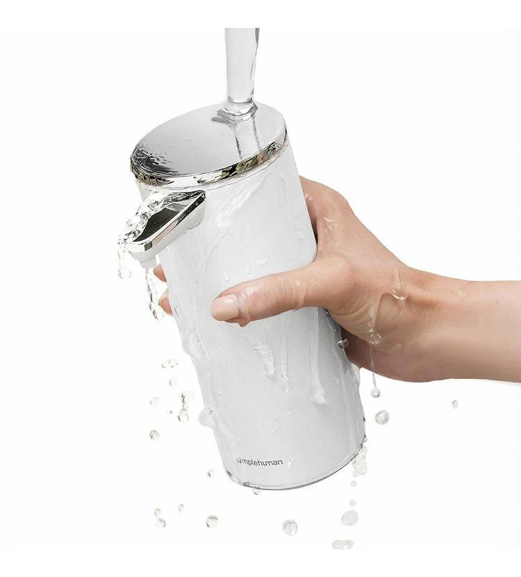 Simplehuman Accessoires De Salle De Bains - Distributeur De Savon Sans Contact, 266 Ml, Blanc ST1045 6 Simplehuman Accessoires De Salle De Bains - Distributeur De Savon Sans Contact, 266 Ml, Blanc ST1045 – Image 4