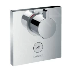 Hansgrohe Shower Select - Mitigeur Thermostatique Encastré Pour 1 Sortie Standard Et 1 Sortie Supplémentaires, Chrome 15761000