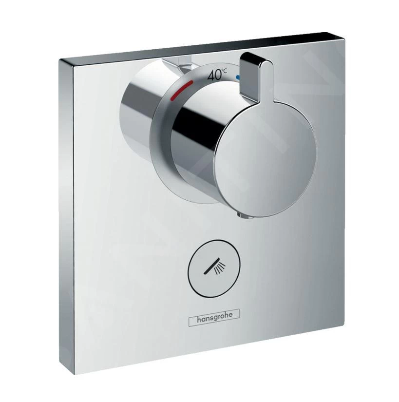Hansgrohe Shower Select - Mitigeur Thermostatique Encastré Pour 1 Sortie Standard Et 1 Sortie Supplémentaires, Chrome 15761000 3 Hansgrohe Shower Select - Mitigeur Thermostatique Encastré Pour 1 Sortie Standard Et 1 Sortie Supplémentaires, Chrome 15761000