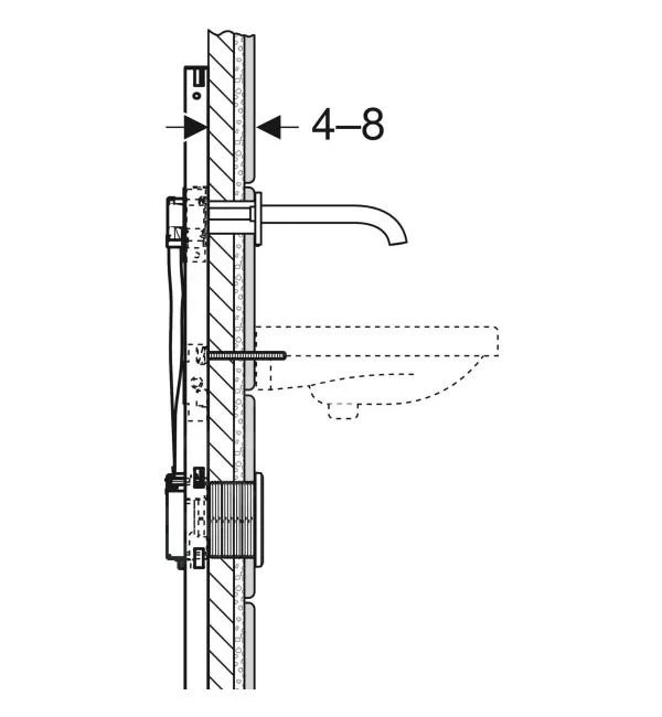 Geberit Accessoires - Kit D'extension Pour Robinetterie De Lavabo électronique 244.622.00.1 4 Geberit Accessoires - Kit D'extension Pour Robinetterie De Lavabo électronique 244.622.00.1 – Image 2