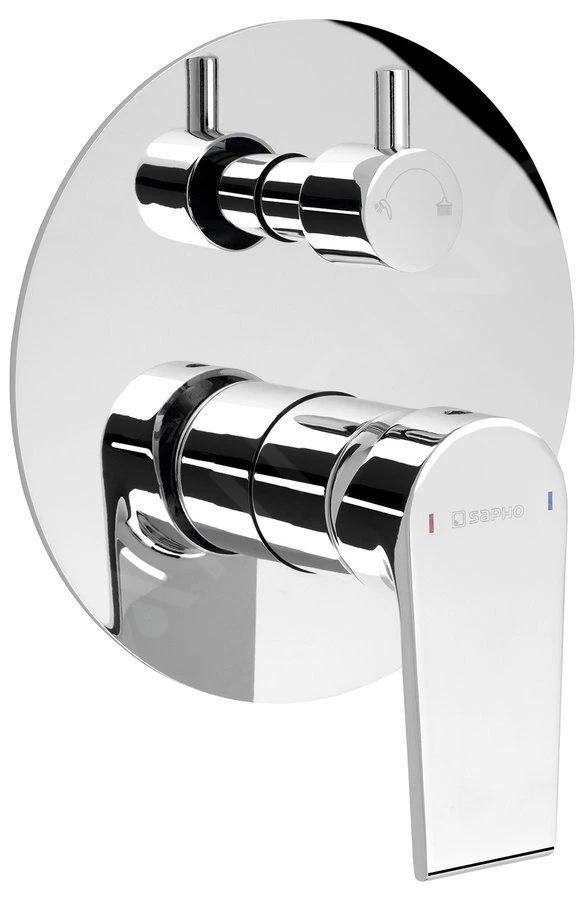 Sapho Kai - Mitigeur Encastré De Douche, 2 Sorties, Avec Inverseur, Chrome KA43 3 Sapho Kai - Mitigeur Encastré De Douche, 2 Sorties, Avec Inverseur, Chrome KA43