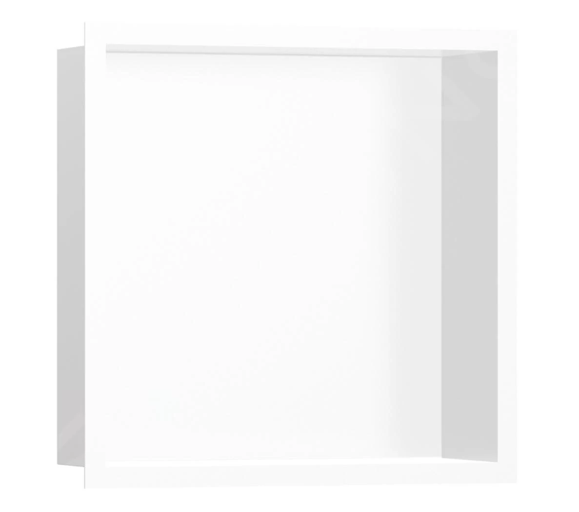 Hansgrohe XtraStoris Individual - Niche Murale Avec Cadre Design, 300x300x100 Mm, Blanc Mat 56099700