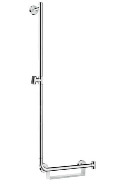 Hansgrohe Unica - Barre De Douche 1.100 Mm, Gauche, Blanc / Chrome 26403400