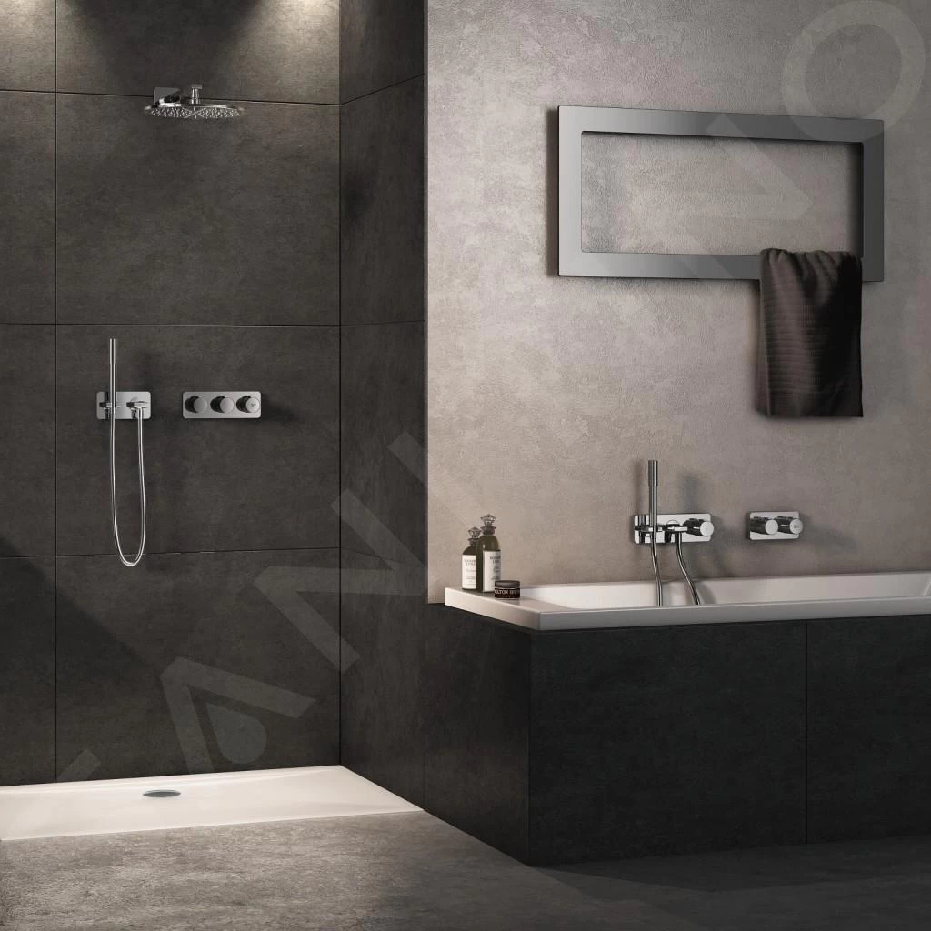 Ideal Standard Archimodule - Rosette De Revêtement à 3 Trous SOFT 83 X 249 Mm, Chrome A1542AA 6 Ideal Standard Archimodule - Rosette De Revêtement à 3 Trous SOFT 83 X 249 Mm, Chrome A1542AA – Image 4