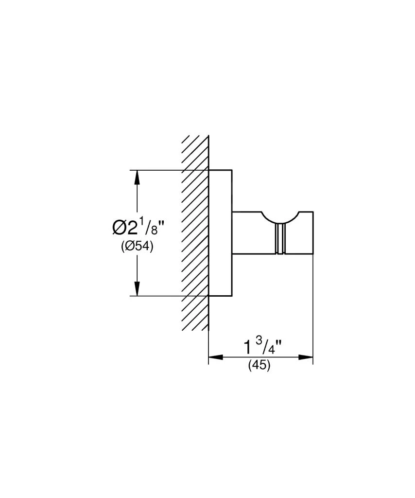 Grohe Essentials - Crochet Pour Peignoir, Graphite Foncé 40364A01 4 Grohe Essentials - Crochet Pour Peignoir, Graphite Foncé 40364A01 – Image 2