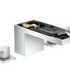 Axor MyEdition - Mitigeur De Lavabo, Avec Garniture De Vidage Push-Open, 3 Trous, Chrome/sans Plaque 47052000