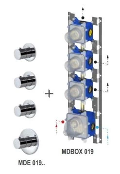Paffoni Modular Box - Mitigeur Thermostatique Encastré, Pour 3 Sorties, Doré MDE019HG 11 Paffoni Modular Box - Mitigeur Thermostatique Encastré, Pour 3 Sorties, Doré MDE019HG -Magasin De Salle De Bain a65a18f3bdfddea17bb04377